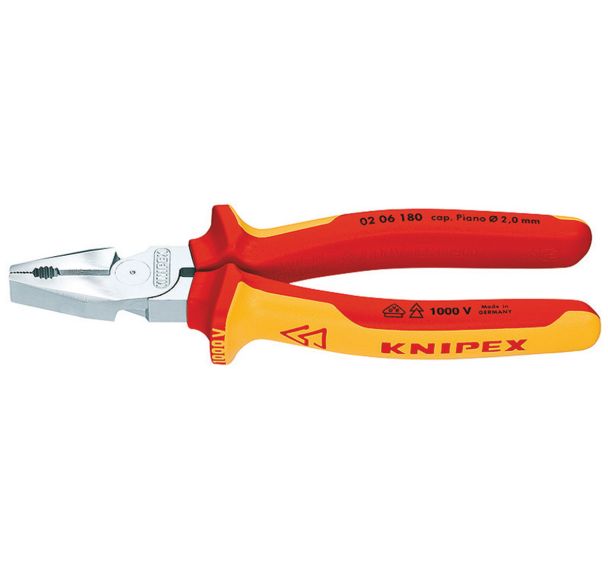Pince universelle à forte démultiplication chromée 180mm Réf:02 06 180