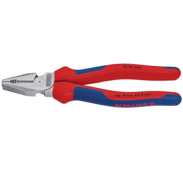 Pince universelle à forte démultiplication chromée 200mm Réf:02 05 200