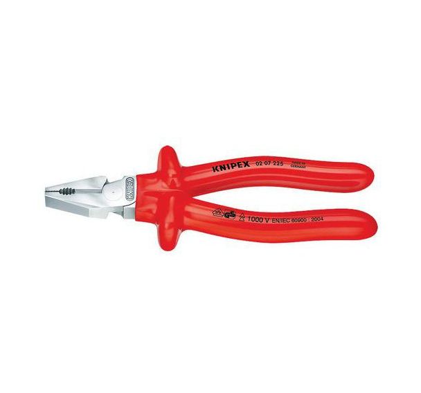 Pince universelle à forte démultiplication chromée 225mm Réf:02 07 225