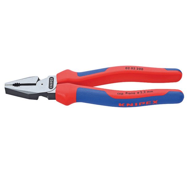 Pince universelle à forte démultiplication noire 200 mm Réf: 02 02 200