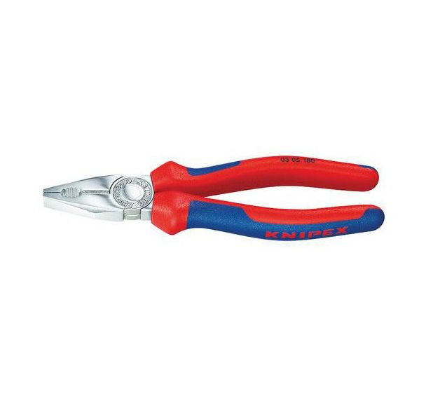 Pince universelle chromée avec gaines bi-matière 160 mm