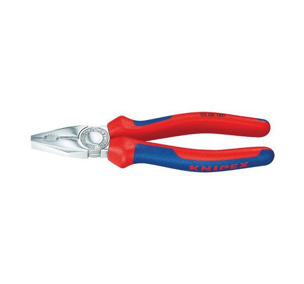 Pince universelle chromée avec gaines bi-matière 200 mm