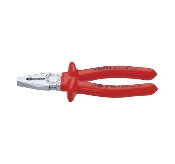 Pince universelle chromée isolées par surmoulage certifiées VDE 160 mm