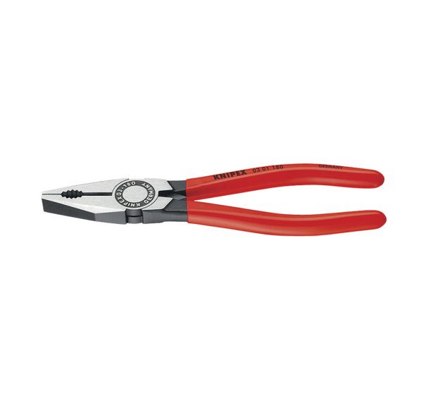 Pince universelle noire atramentisée gainées en plastique 250 mm