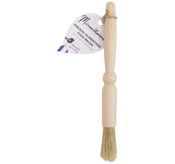 Pinceau à pâtisserie 18 cm en bois de hêtre - Mirontaine