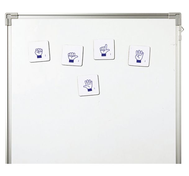 Pions-Doigts de La Main magnétiques grand format