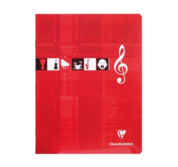 Piqûre Musique & Chant 17x22cm 56p ligné