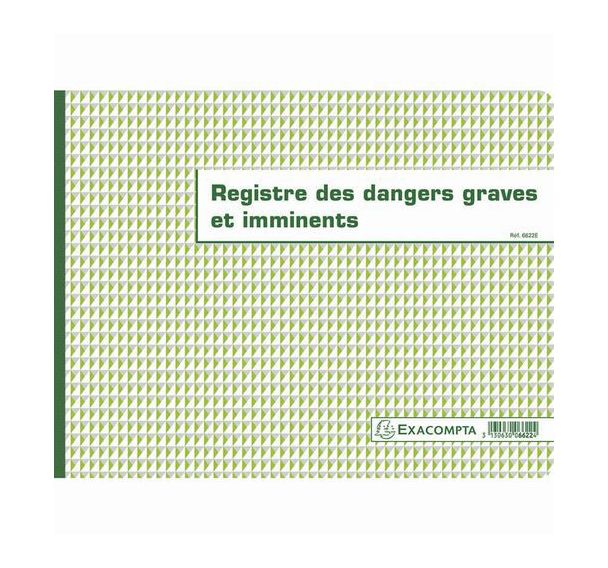 Piqûre Registre des dangers graves et imminents  20 pages
