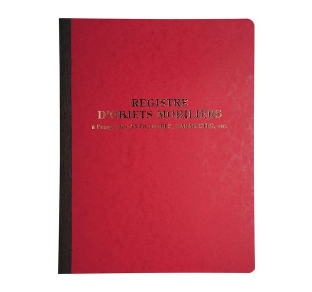 Piqure et registre special mobiliers - Le Dauphin - Exacompta