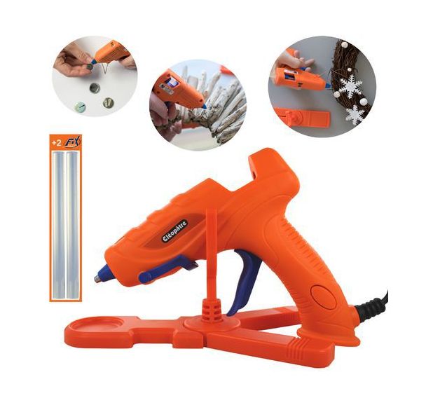 Pistolet à colle basse température Cléopâtre + 2 recharges OFFERTES