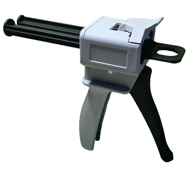Pistolet bi-composants pour colle pastilles métal