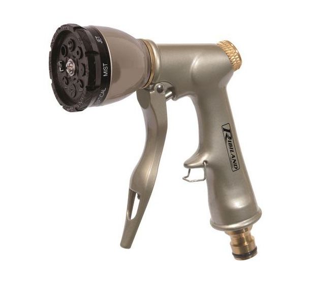 Pistolet d'arrosage métal et laiton - Pomme Multijets
