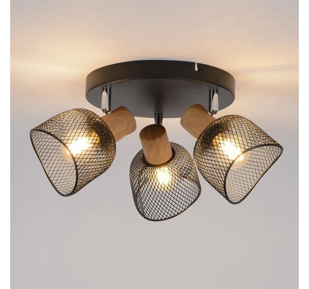 Plafonnier métal Corep OTTAWA H16,5 cm