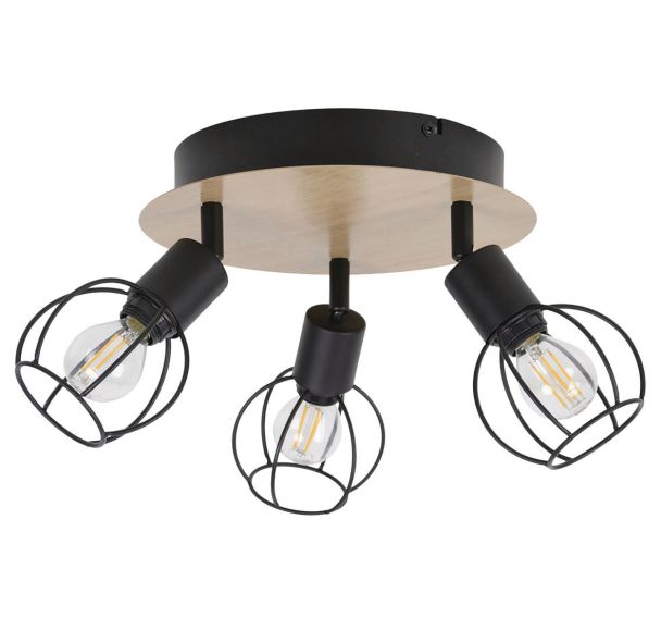 Plafonnier métal Corep OWEN 3L Ø24 cm
