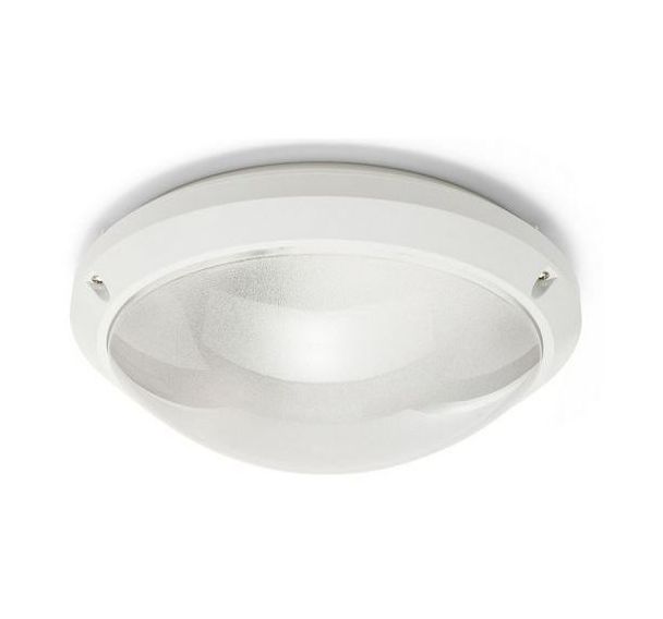 Plafonnier rond 27cm de diam. E27, IP54, IK10