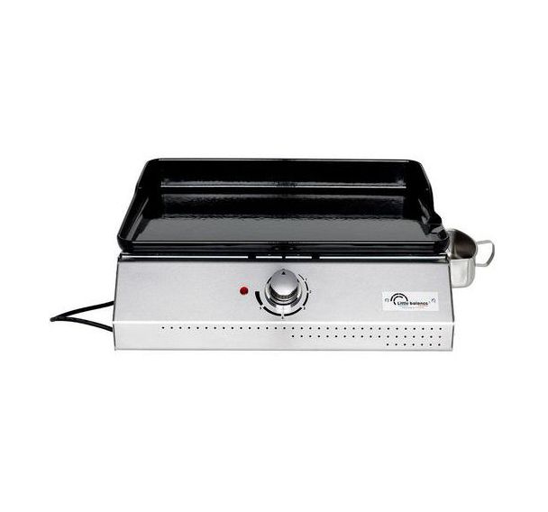 Plancha 2150 W - 300°C - IPX4 fonte émaillée - caisson inox