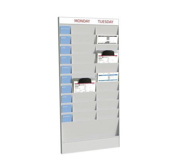 Planning hebdomadaire 20 cases - A4 - Paperflow