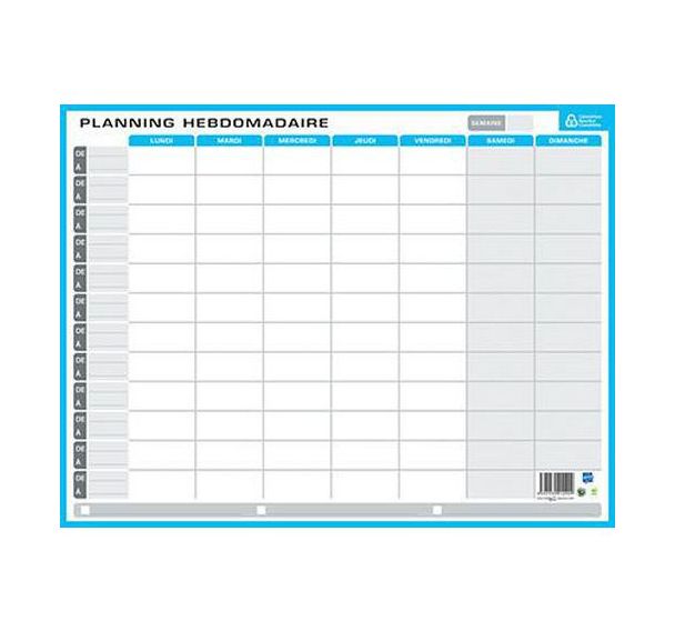 Planning scolaire