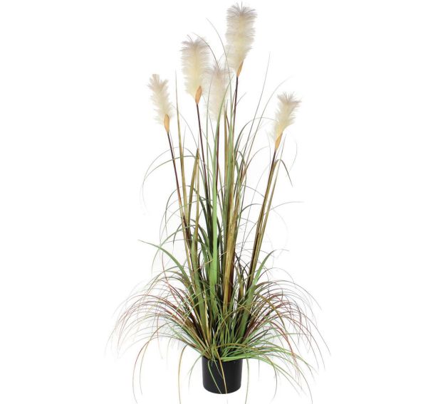 Plante artificielle Herbe de vulpin vert hauteur 150cm