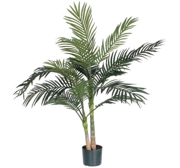 Plante artificielle Palmier Areca Golden Cane vert hauteur 120cm