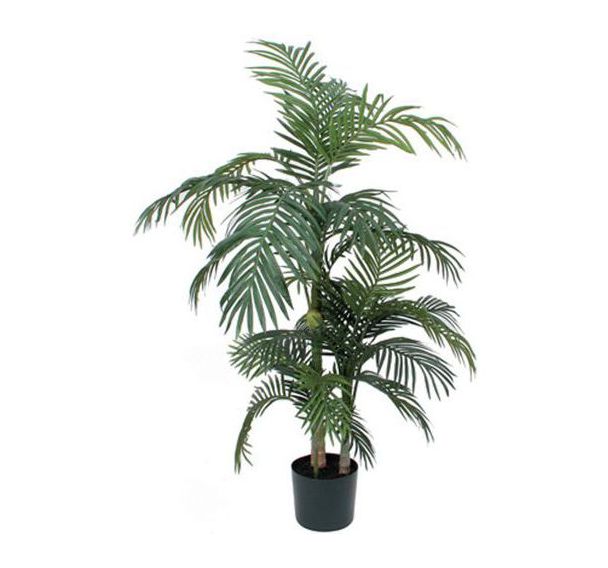 Plante artificielle Palmier Areca Golden Cane vert hauteur 150cm