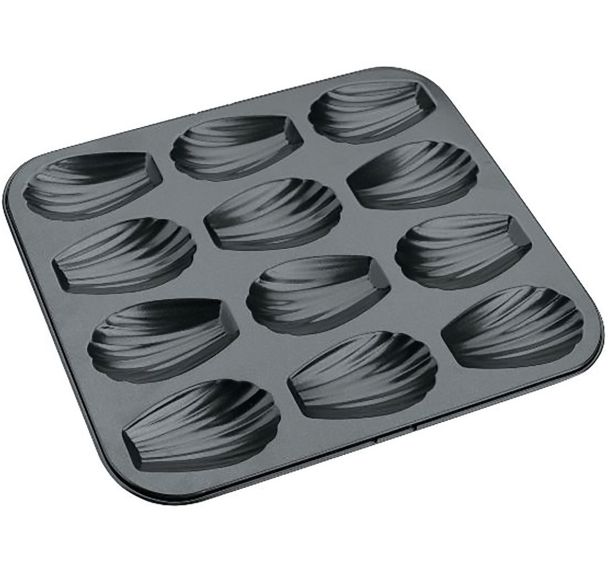 Plaque 12 madeleines moka 21x24cm