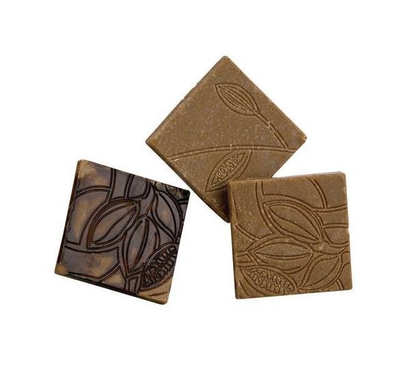 Plaque 18 napolitains ''texture de cacao''