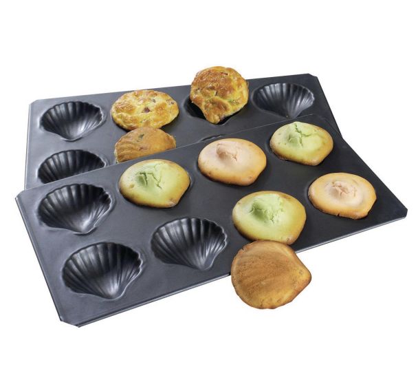 Plaque à biscuits Exopan 8 coques 65