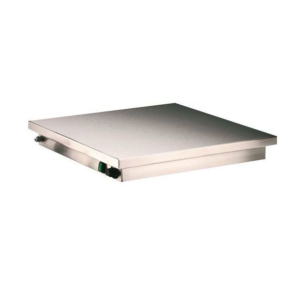 Plaque chauffante en inox - 60X60 cm
