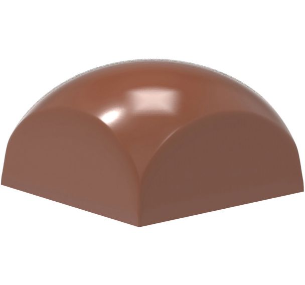 Plaque chocolat de 24 empreintes dômes carrés