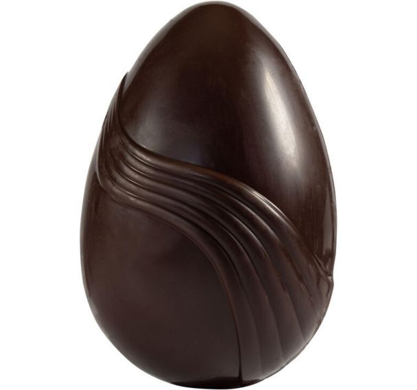 Plaque chocolat de 2 empreintes pour oeuf drapé