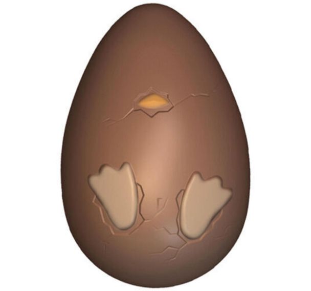 Plaque chocolat de 2 empreintes pour un oeuf Pioupiou