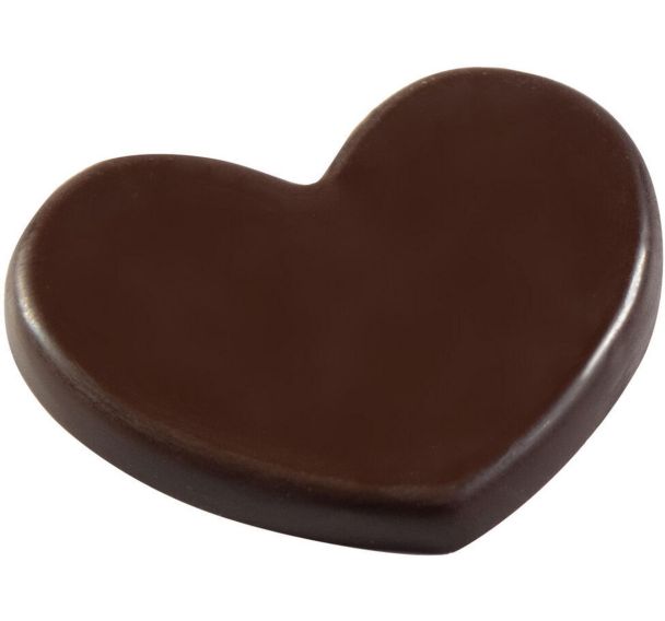 Plaque chocolat pour 15 palets coeurs - Matfer