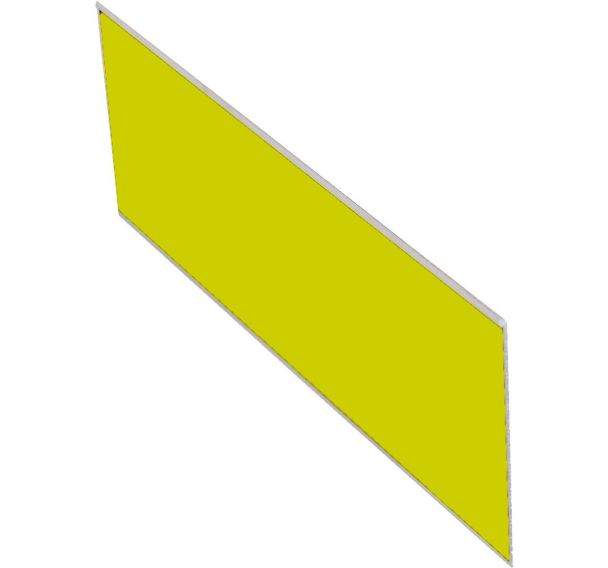 Plaque contremarche métal - 1,5 m - Wattelez