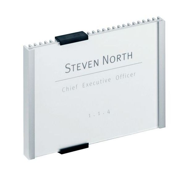 Plaque de porte Infosign format carte de visite 14.9 x 10.