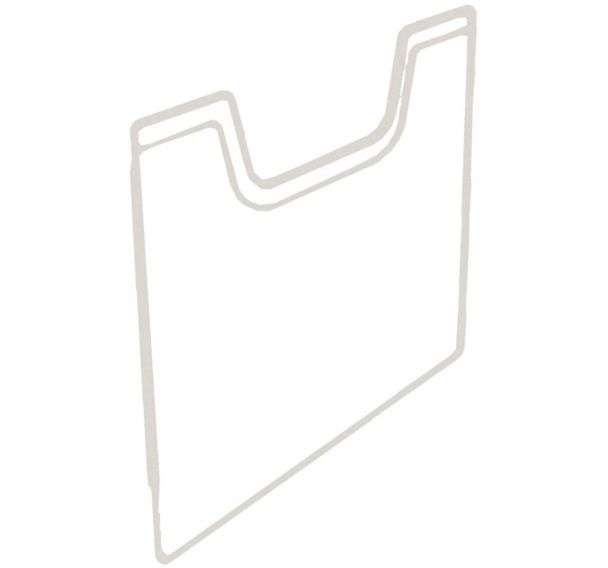 Plaque de recouvrement A4 horizontal