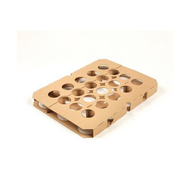 Plaque en carton de calage pour cuisson à 20 empreintes