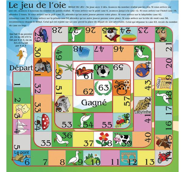 Plaque jeux pour table Pim-pom Espace Urbain