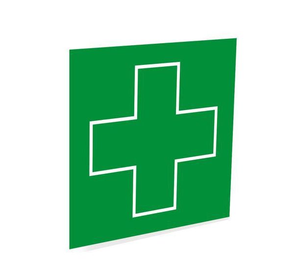 Plaque pictogramme Croix Premier Secours