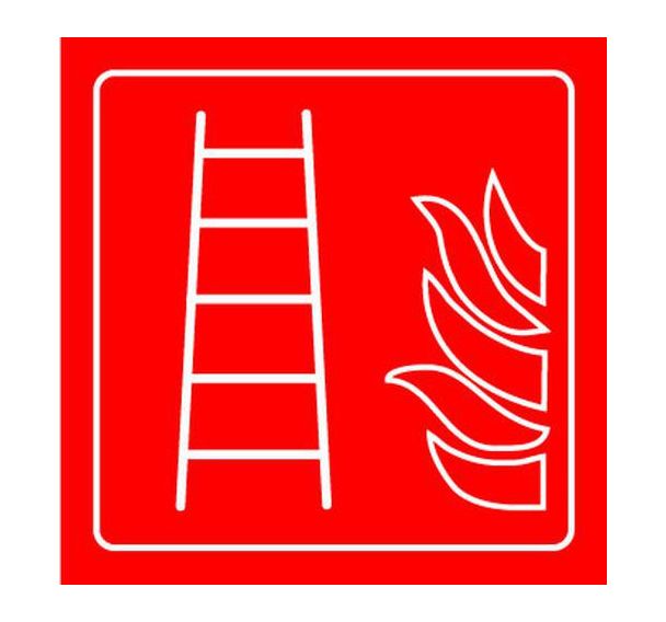 Plaque pictogramme Echelle Incendie