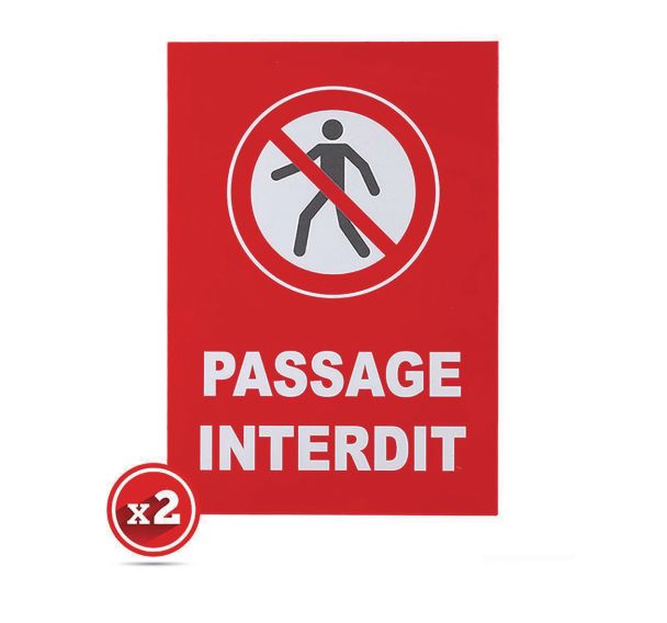 Plaque pour chevalet modulable - Lot de 2 - Novap