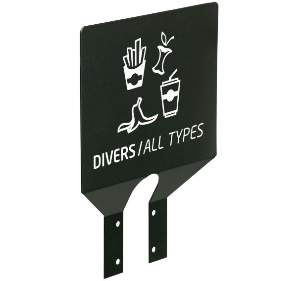 Plaque signaletique de tri /poteau Rossignol Pro