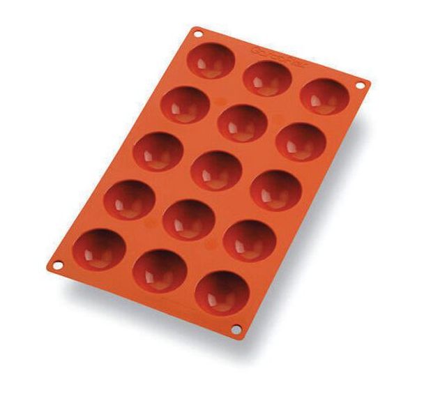 Plaque silicone de 15 demi-sphères Gastroflex - 43 mm