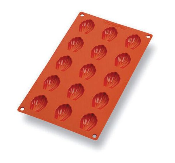 Plaque silicone de 15 madeleines Gastroflex - 44 mm