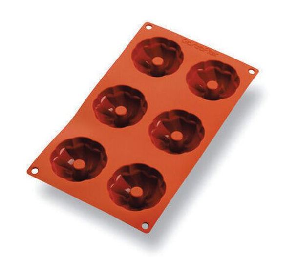 Plaque silicone de 6 mini-kouglofs Gastroflex