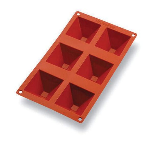 Plaque silicone de 6 pyramides Gastroflex