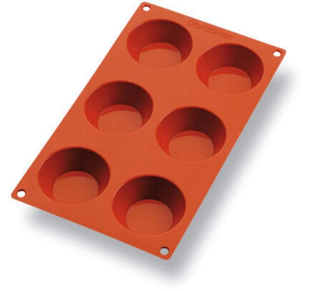 Plaque silicone de 6 tartes tatins Gastroflex - 25 mm