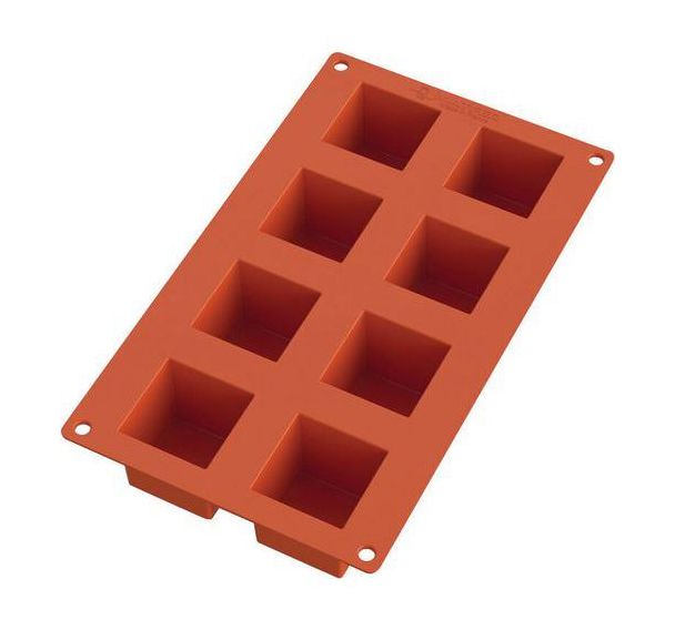 Plaque silicone de 8 cubes Gastroflex - 50 mm