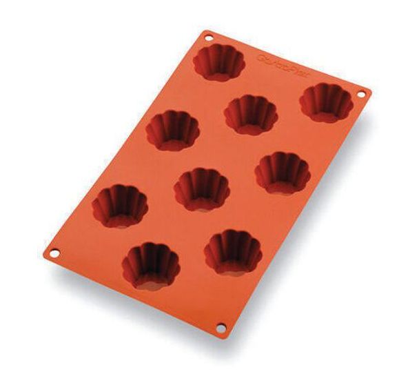 Plaque silicone de 9 briochettes Gastroflex - 52 mm