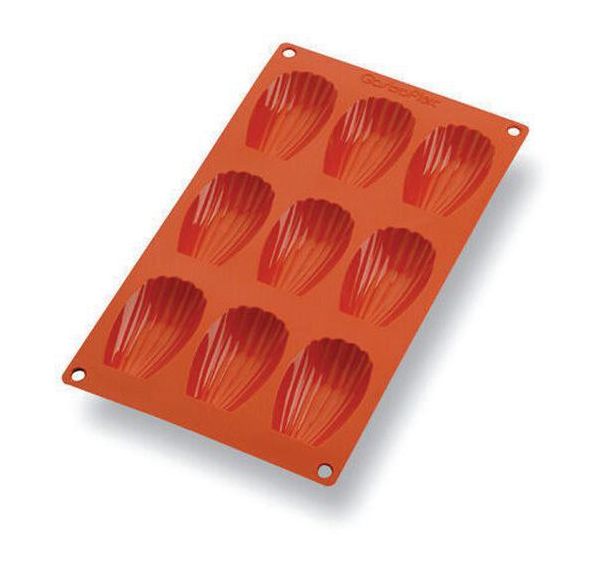 Plaque silicone de 9 madeleines Gastroflex - 68x3 mm